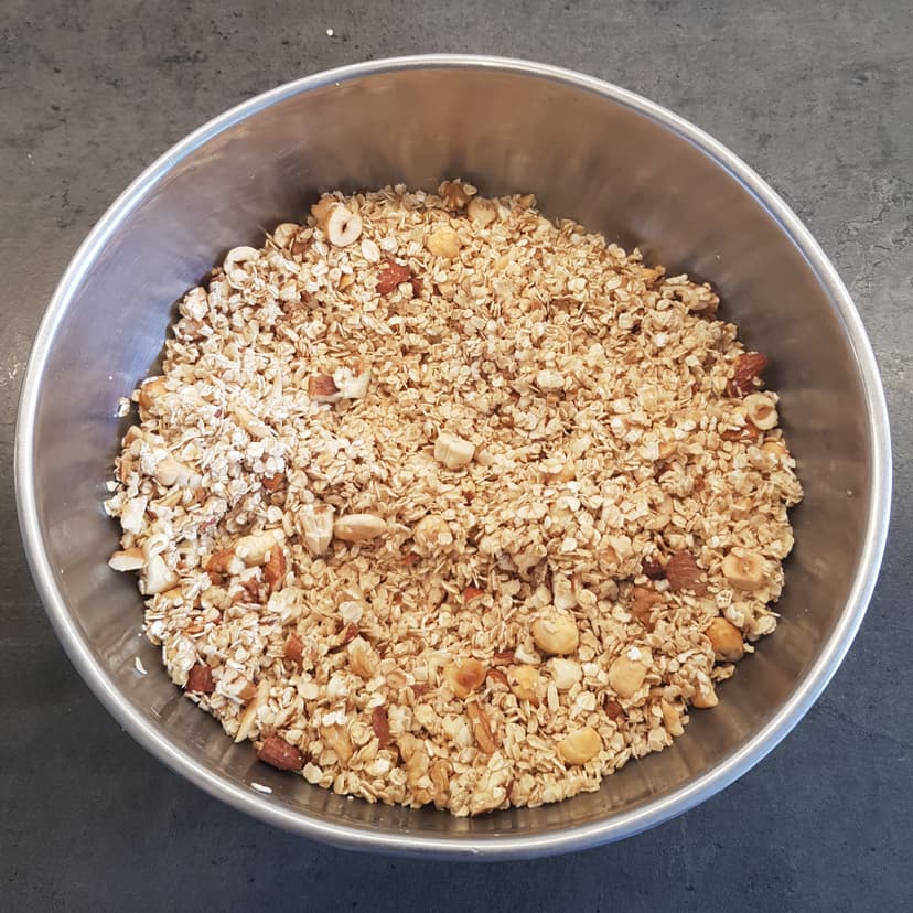 Préparation granola 